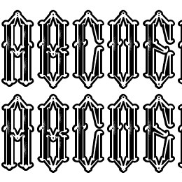 Two Fingers King Black Font File