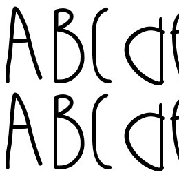 UltraBeams Font File