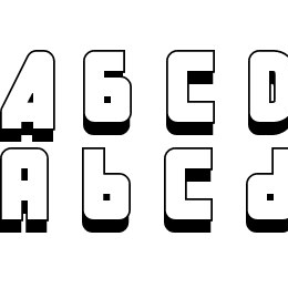 URAL 3d Font File