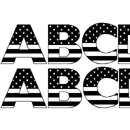 USStarsNStripes Font File