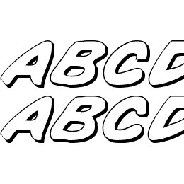 Vigilante Notes Shadow Font File