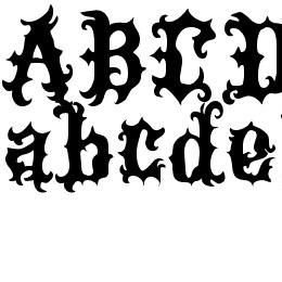 VTKS Tattoo Font File