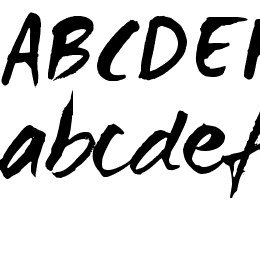 WC Mano Negra Bta Font File